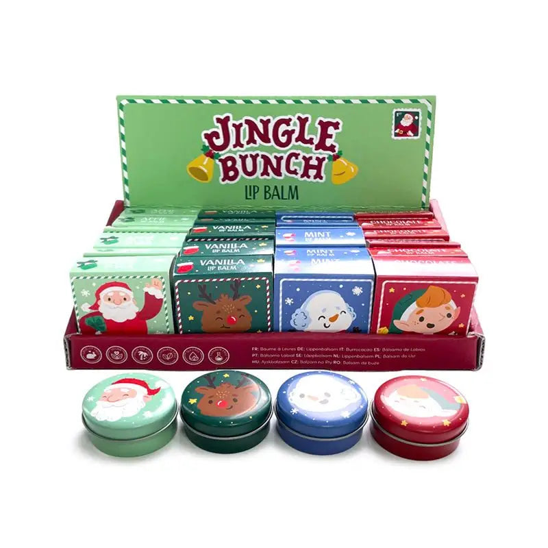 Jingle Bunch Christmas Lip Balm in a Tin - Lip Balm & Lip Gloss