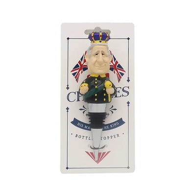 King Charles III Bottle Stopper - Kitchen Decorations & Accessories