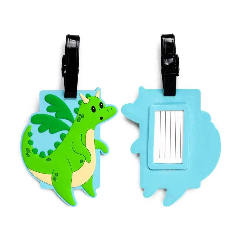 Knights & Dragons Dragon PVC Luggage Tag - Knight & Princess Gifts