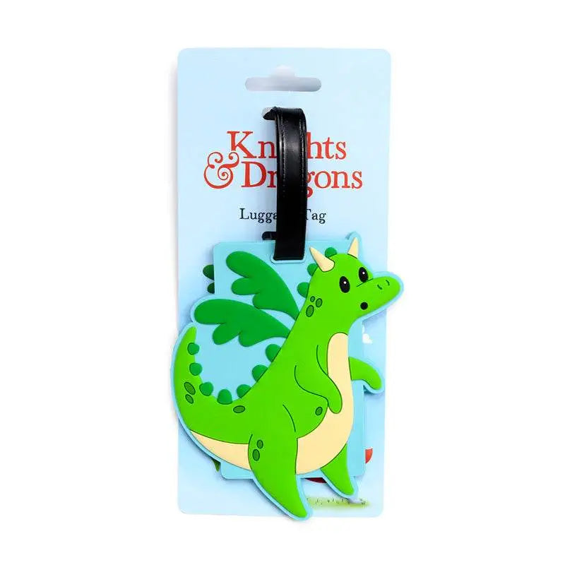 Knights & Dragons Dragon PVC Luggage Tag - Knight & Princess Gifts