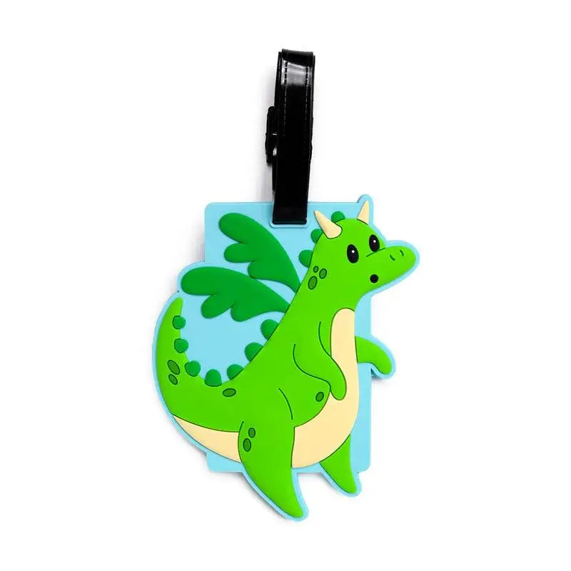 Knights & Dragons Dragon PVC Luggage Tag - Knight & Princess Gifts