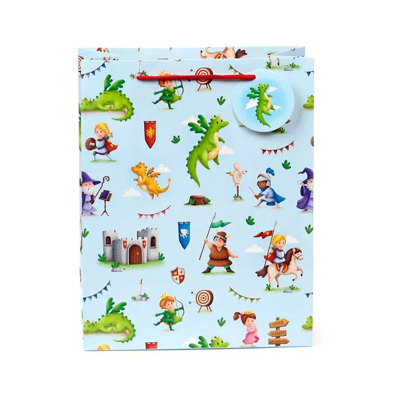 Knights & Dragons Gift Bag Large - Knight & Princess Gifts