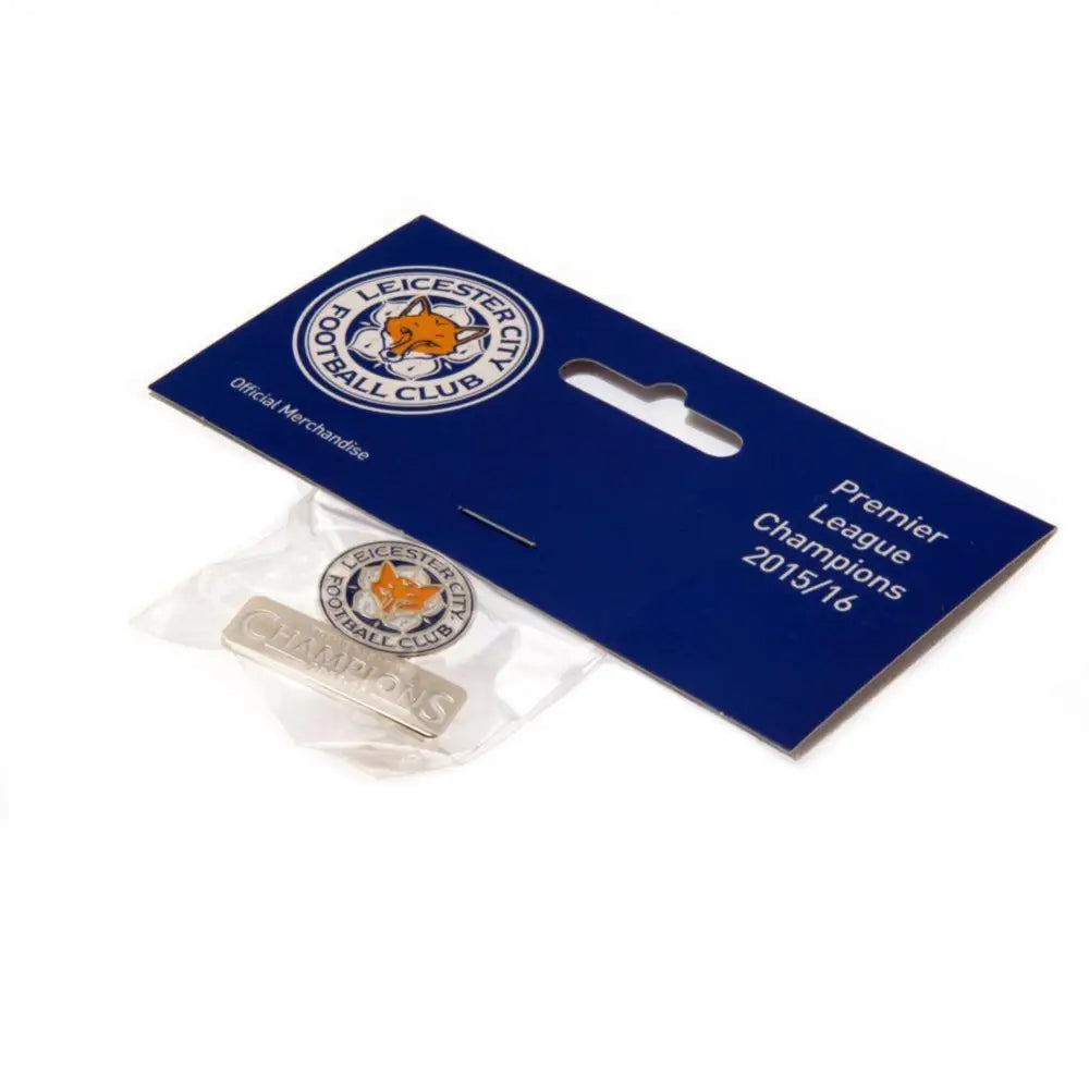 Leicester City FC Premier League Champions Badge
