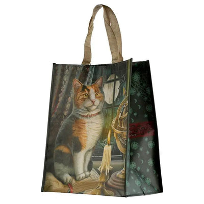 Lisa Parker Adventure Awaits Cat Reusable Shopping Bag - Reusable Shopping & Storage Bags