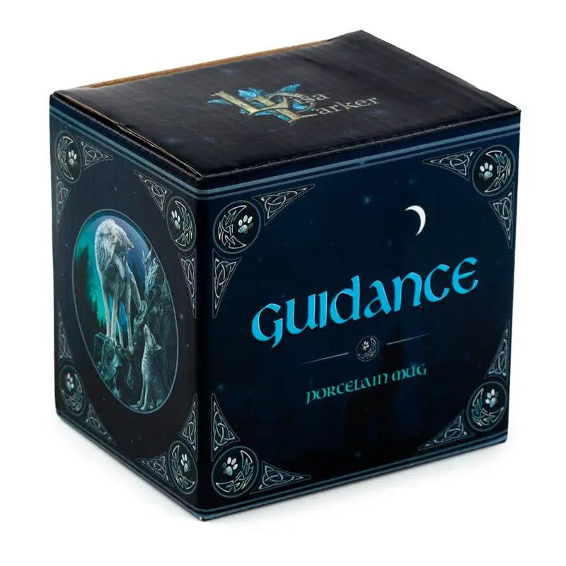 Lisa Parker Guidance Wolf Design Porcelain Mug - Mugs & Coffee Cups