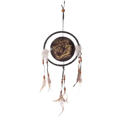 Lisa Parker Loyal Companions Wolf Dreamcatcher 16cm - Lisa Parker Designs