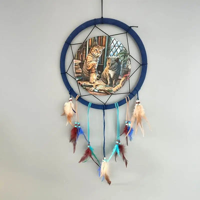 Lisa Parker Purrlock Holmes Cat Dreamcatcher 16cm - Lisa Parker Designs
