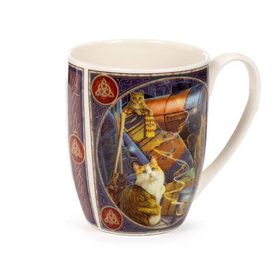 Lisa Parker Witchwood Express Cats Porcelain Mug - Mugs & Coffee Cups