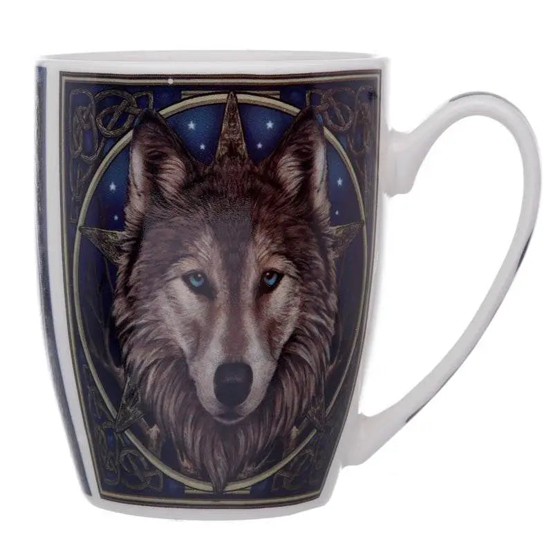 Lisa Parker Wolf Head Porcelain Mug - Lisa Parker Designs
