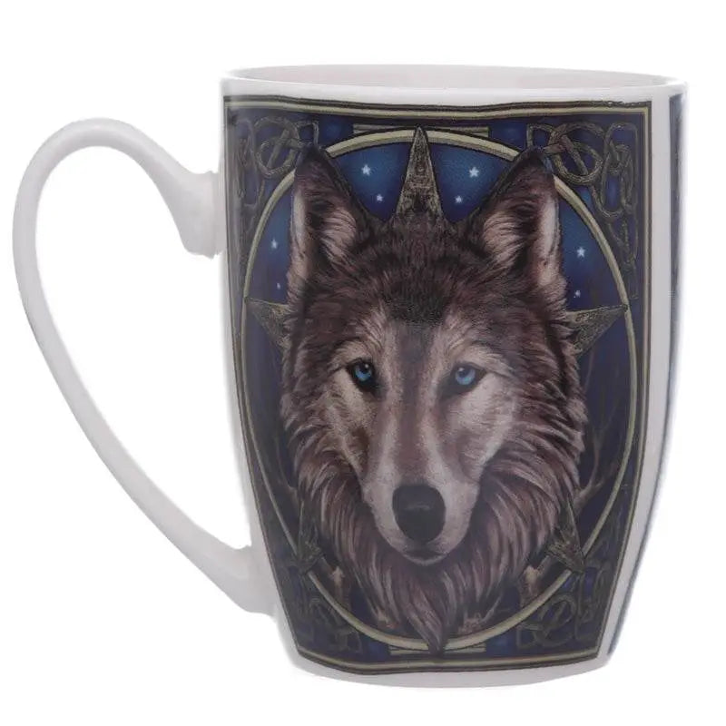 Lisa Parker Wolf Head Porcelain Mug - Lisa Parker Designs