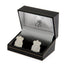 Liverpool FC Silver Plated Formed Crest Cufflinks