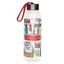 London Icons 500ml Water Bottle with Metallic Lid - Water Bottles & Flasks
