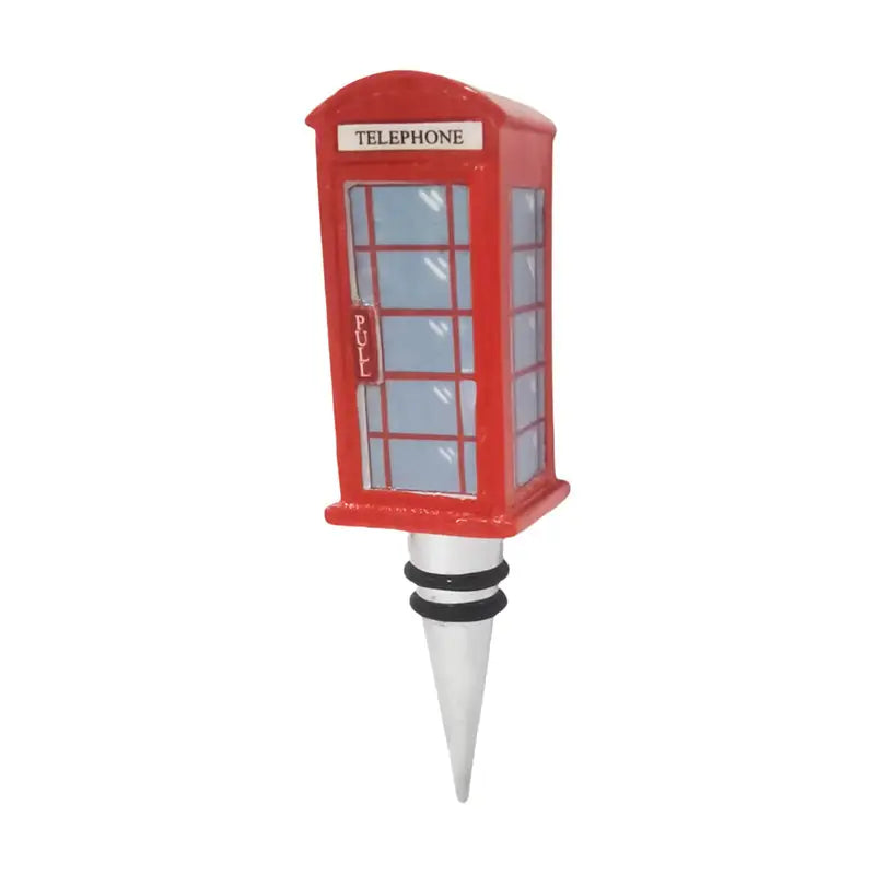 London Icons Red Telephone Box Bottle Stopper - Kitchen Decorations & Accessories