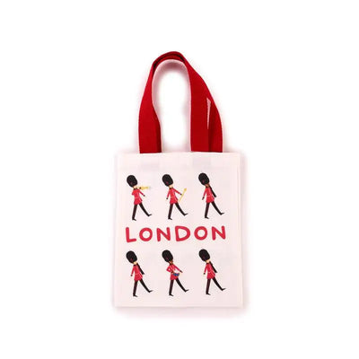 London Souvenir Guardsman Reusable Small Tote Bag - Reusable Shopping & Storage Bags
