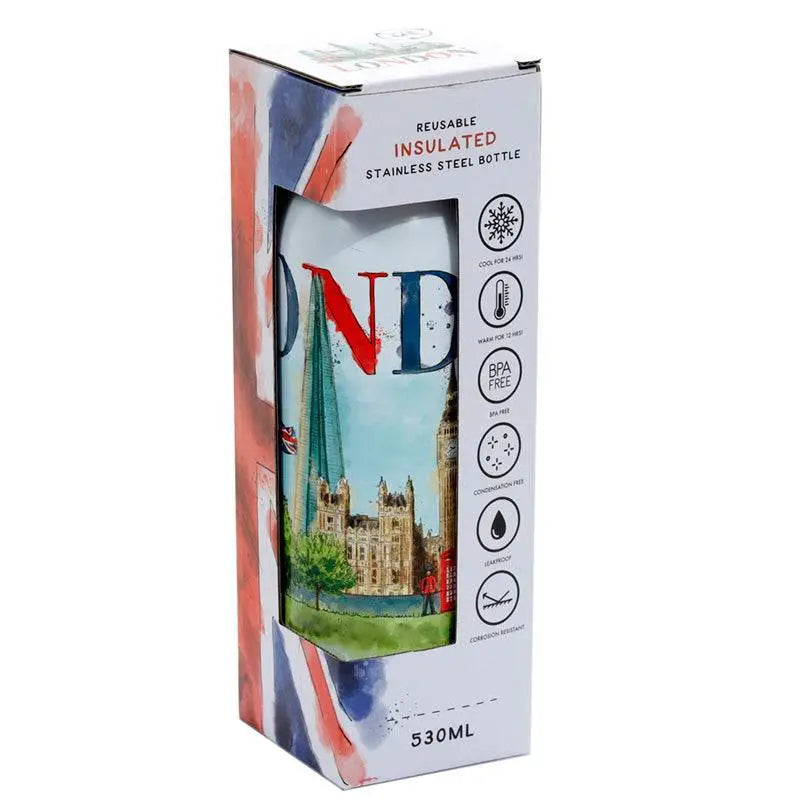 London Tour Hot & Cold Drinks Bottle 530ml - Water Bottles & Flasks