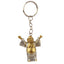 Lucky Buddha Glitter Keyring - Buddha & Ganesh