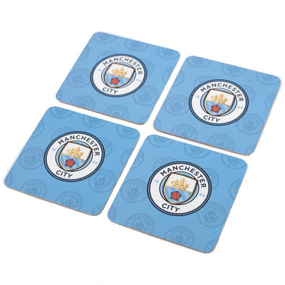 Manchester City FC 4pk Cork Coaster - Gift Arch