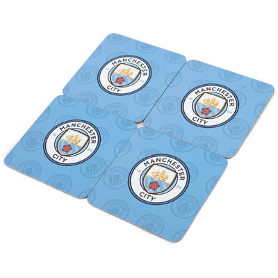 Manchester City FC 4pk Cork Coaster - Gift Arch