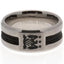 Manchester City FC Black Inlay Ring Large EC
