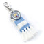 Manchester City FC Blue Bar Scarf Bag Charm