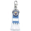 Manchester City FC Blue Bar Scarf Bag Charm