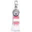 Manchester City FC Pink Bar Scarf Bag Charm