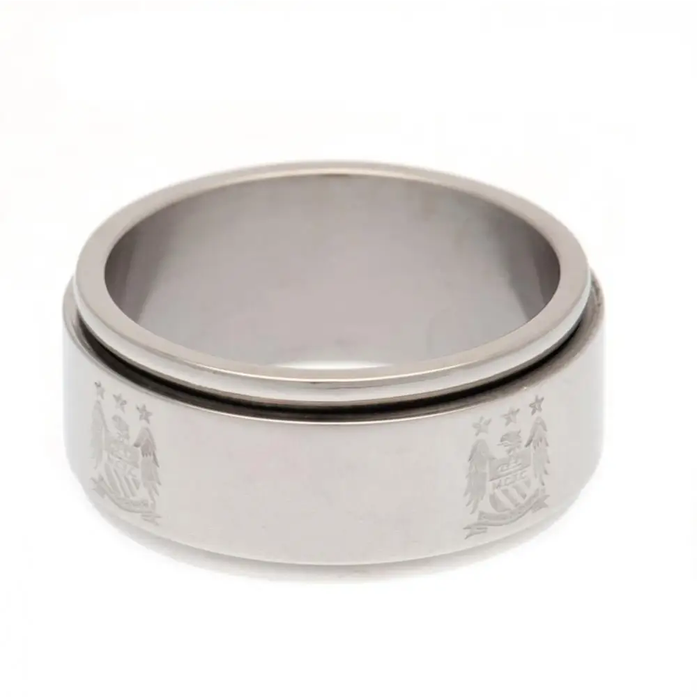 Manchester City FC Spinner Ring Medium EC