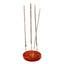Mango Wood Round Ashcatcher Incence Burner with Yin Yang Inlay - Incense Burners & Ash Catchers