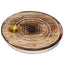 Mango Wood Round Flower of Life Ashcatcher Incense Burner - Incense Burners & Ash Catchers