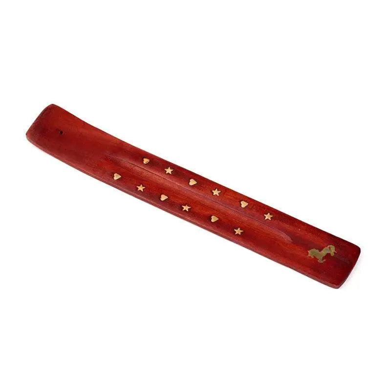 Mango Wood Unicorn Ashcatcher Incense Sticks Burner - Incense Burners & Ash Catchers