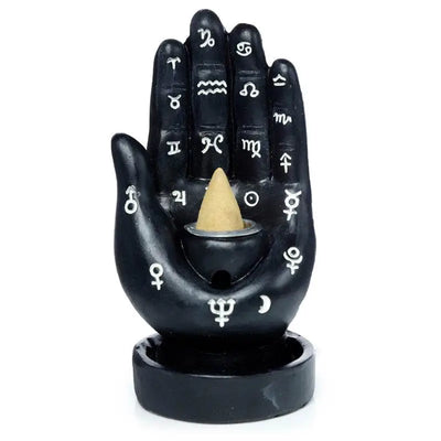 Mantric Hand/Tarot Hand Palm Backflow Incense Burner - Incense Burners & Ash Catchers