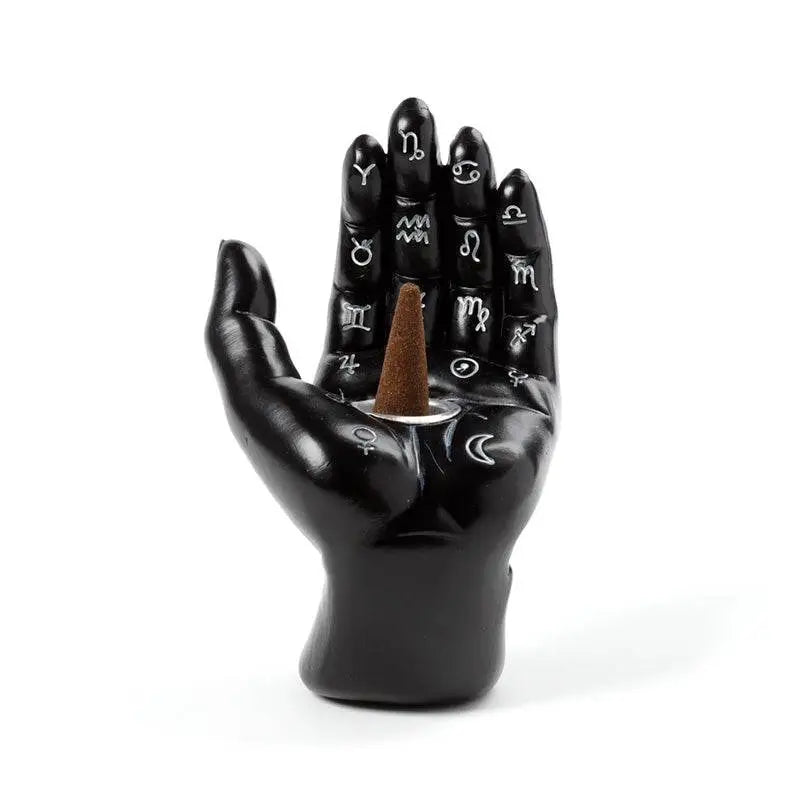 Mantric Hand/Tarot Hand Palm Incense Cone Burner - Incense Burners & Ash Catchers