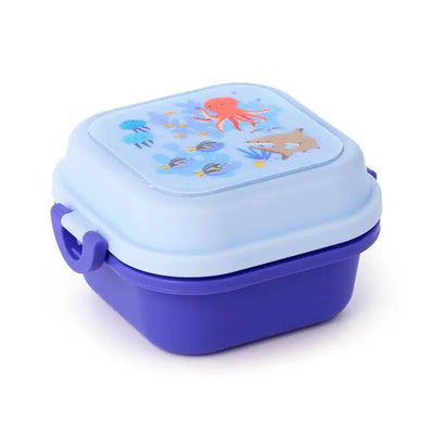 Mariniverse Clip Lock Stacked Bento Snack Lunch Box - Lunch Boxes & Snack Pots