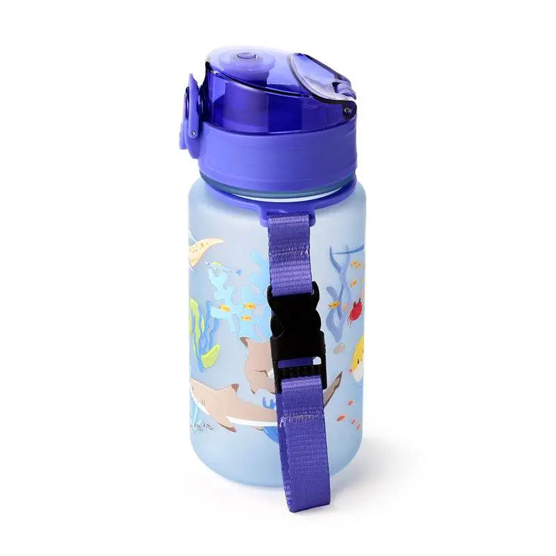 Mariniverse Pop Top 350ml Shatterproof Children’s Bottle - Sealife & Aquarium