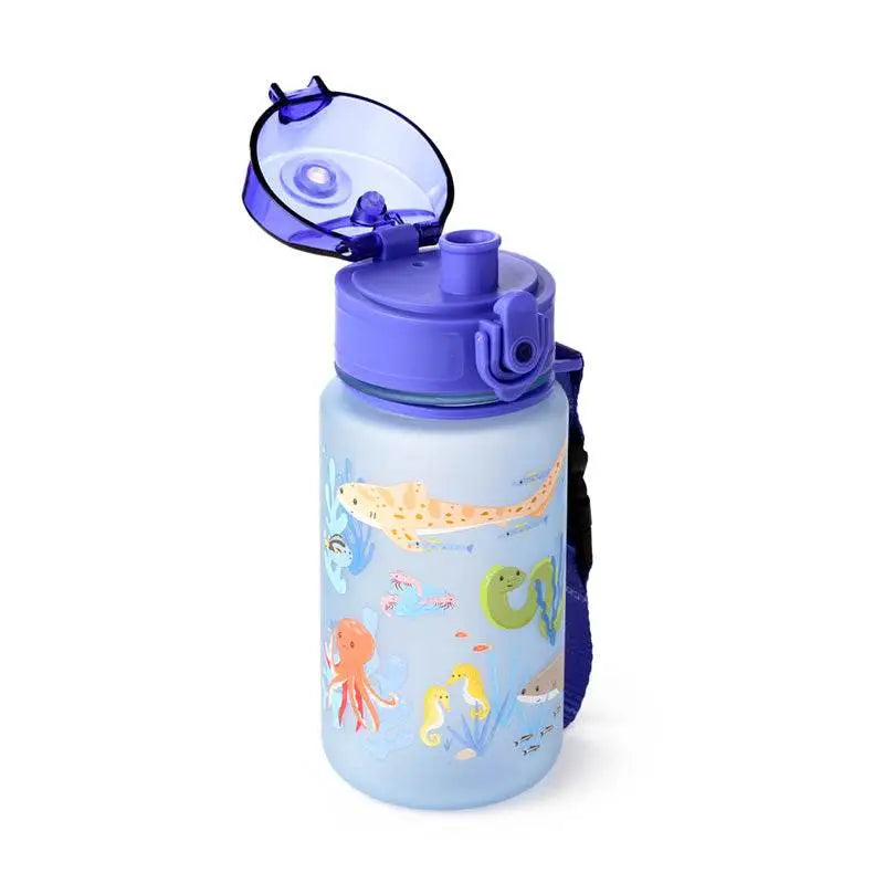 Mariniverse Pop Top 350ml Shatterproof Children’s Bottle - Sealife & Aquarium