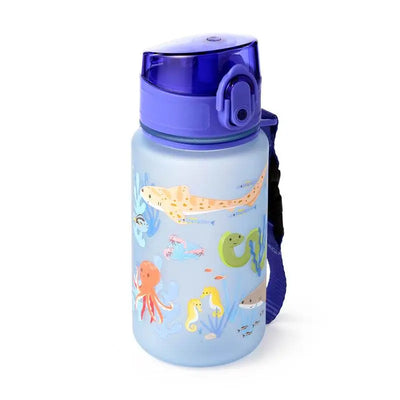 Mariniverse Pop Top 350ml Shatterproof Children’s Bottle - Sealife & Aquarium