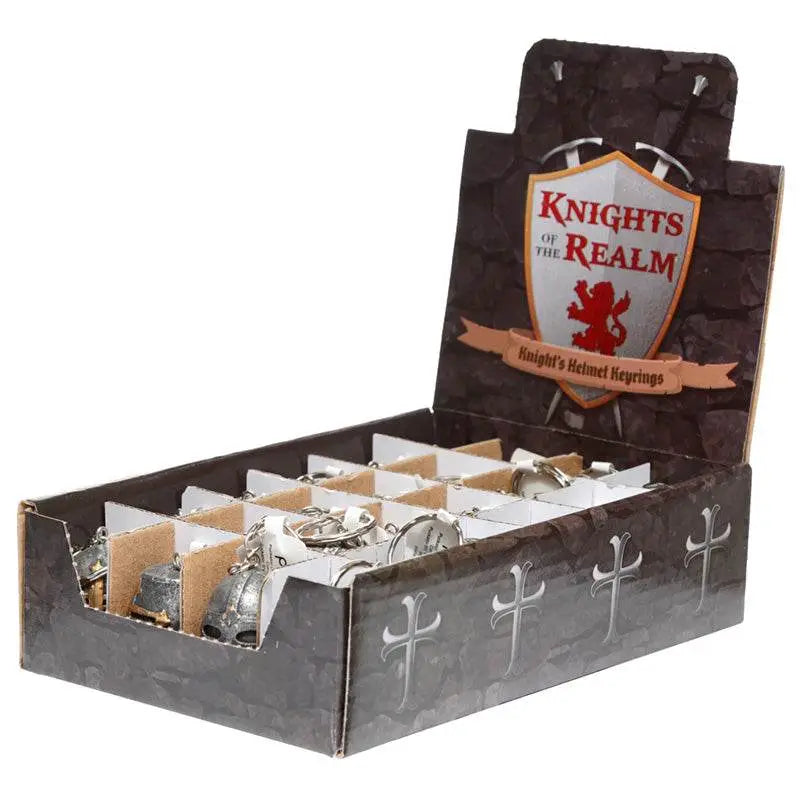 Medieval Knight Helmet Keyring - Knight & Princess Gifts