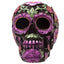 Metallic Day of the Dead Daisy & Flower Skull Decoration - Day of the Dead Skulls