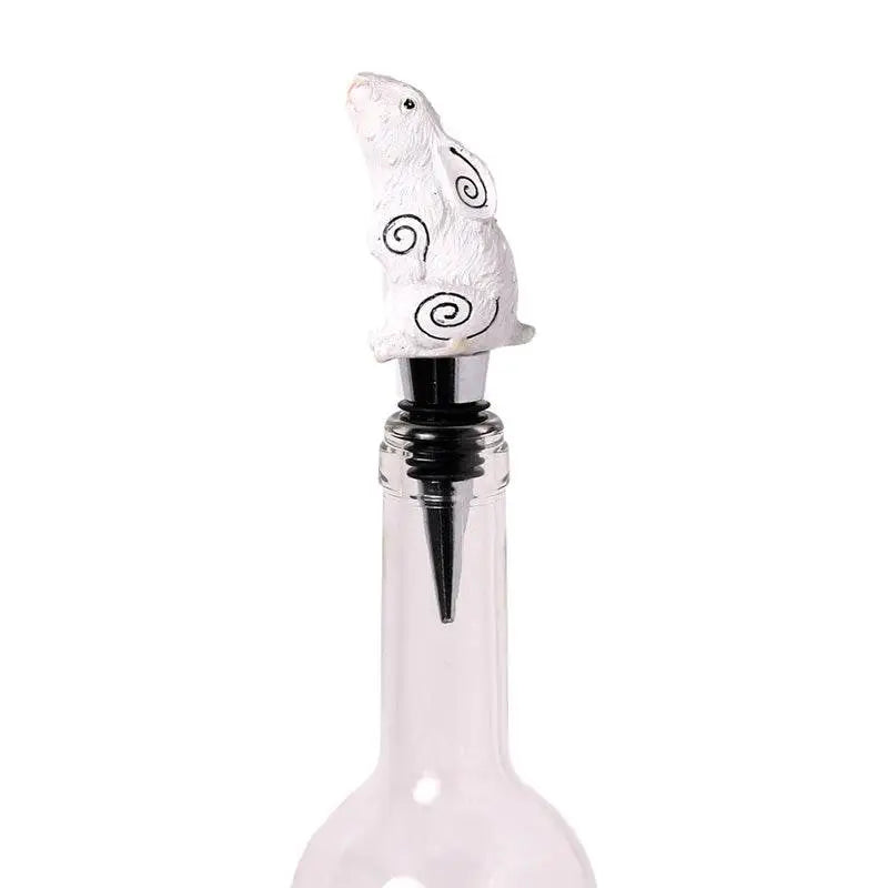 Moon Gazing Hare Bottle Stopper - Kitchen Decorations & Accessories
