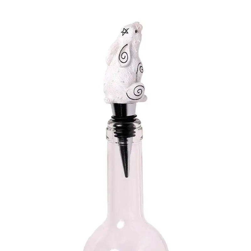 Moon Gazing Hare Bottle Stopper - Kitchen Decorations & Accessories