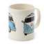 Volkswagen VW T1 Camper Bus Surf Begins Porcelain Mug - Gift Arch