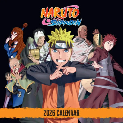 Naruto: Shippuden Square Calendar 2026