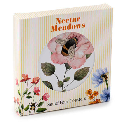 Nectar Meadows Set of 4 Cork Coasters - Gift Arch