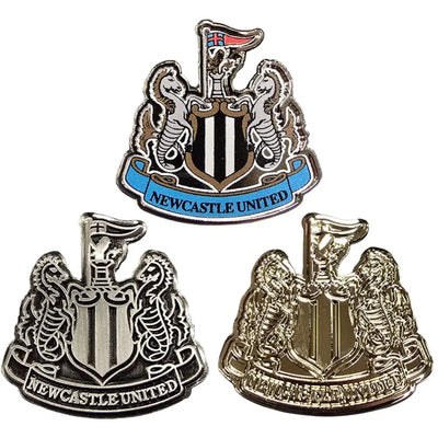 Newcastle United FC 3pc Crest Badge Set