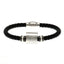 Newcastle United FC Colour Ring Leather Bracelet
