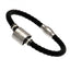 Newcastle United FC Colour Ring Leather Bracelet