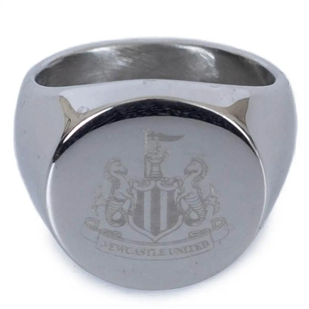 Newcastle United FC Round Signet Ring Large