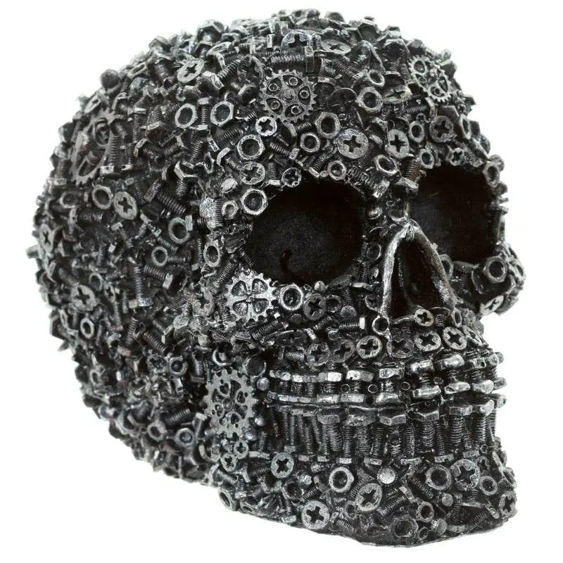 Nuts Bolts & Screws Skull Decoration - Gothic Fantasy Skulls & Skeletons