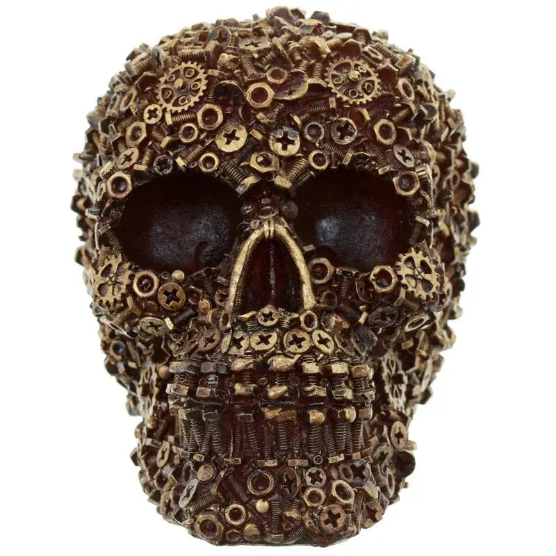 Nuts Bolts & Screws Skull Decoration - Gothic Fantasy Skulls & Skeletons
