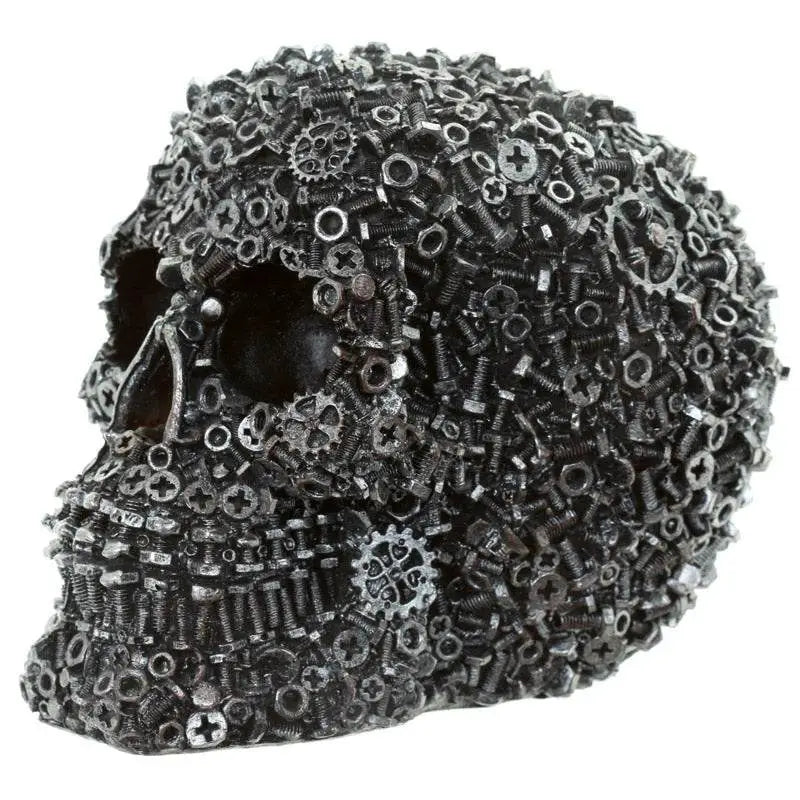 Nuts Bolts & Screws Skull Decoration - Gothic Fantasy Skulls & Skeletons